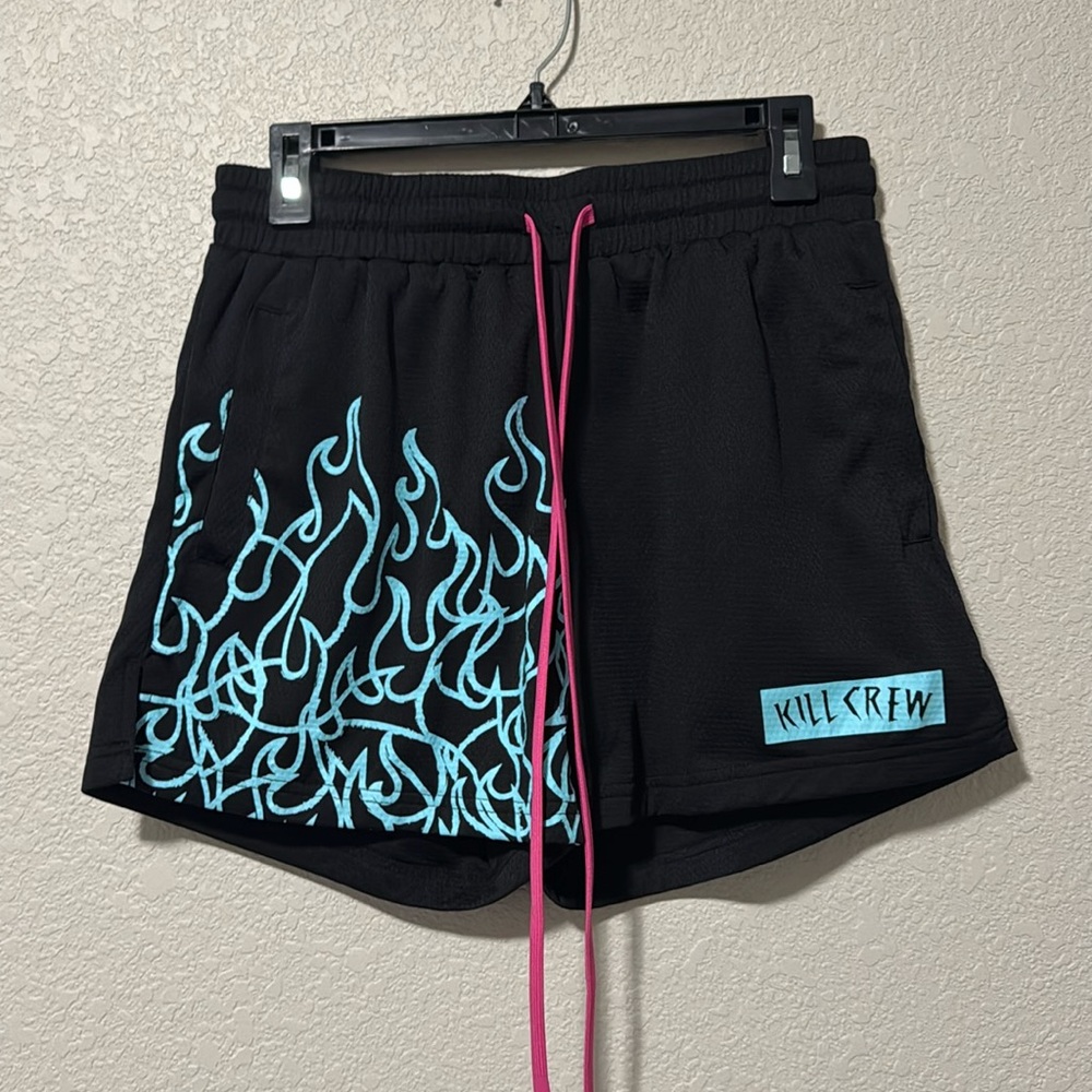 Kill Crew Mid Thigh Muay Thai Shorts - L
